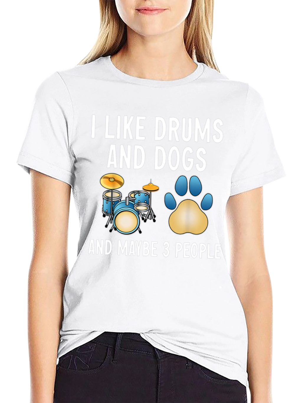 I Like Drums and Dogs T-Shirt