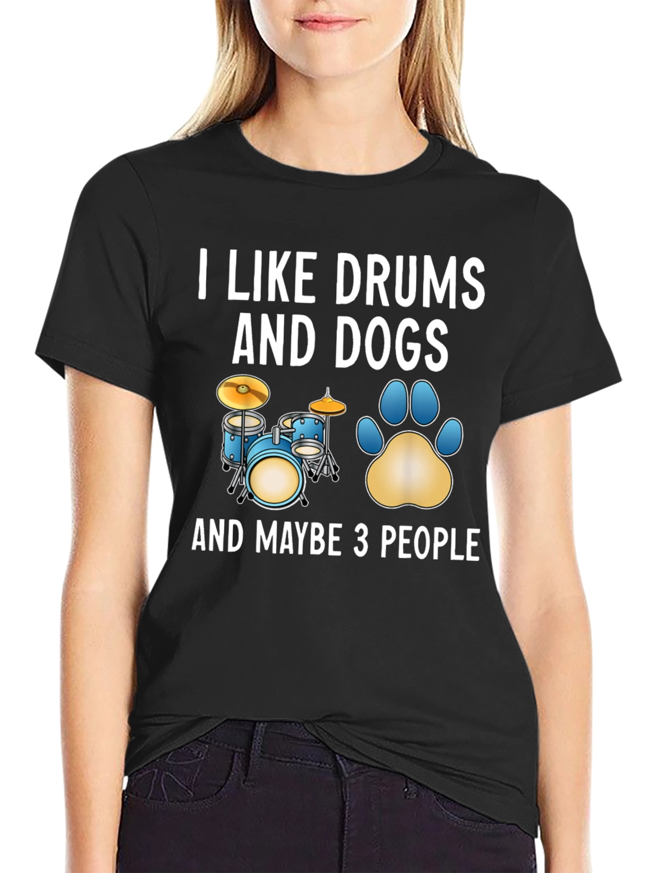 I Like Drums and Dogs T-Shirt