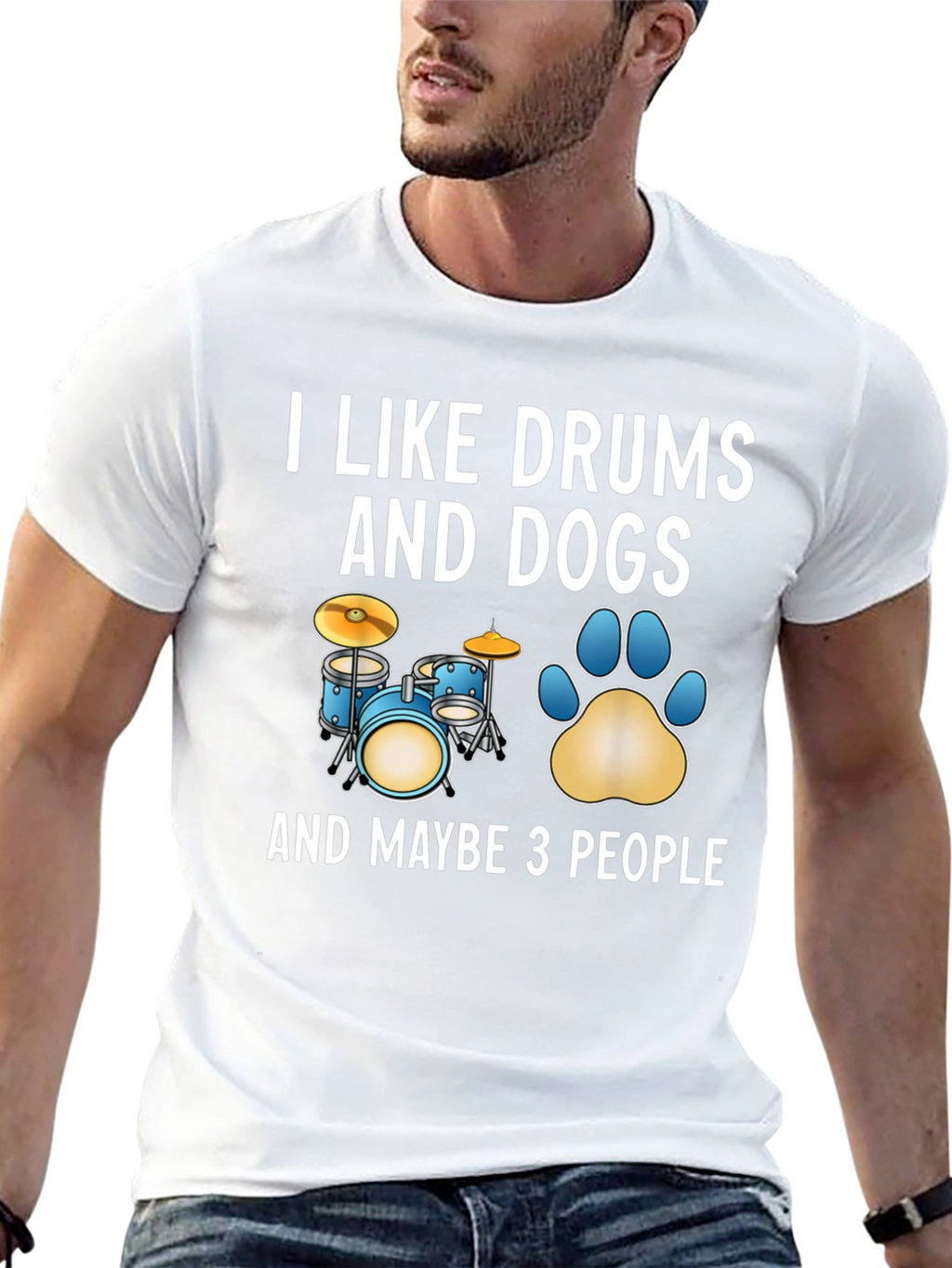 I Like Drums and Dogs T-Shirt