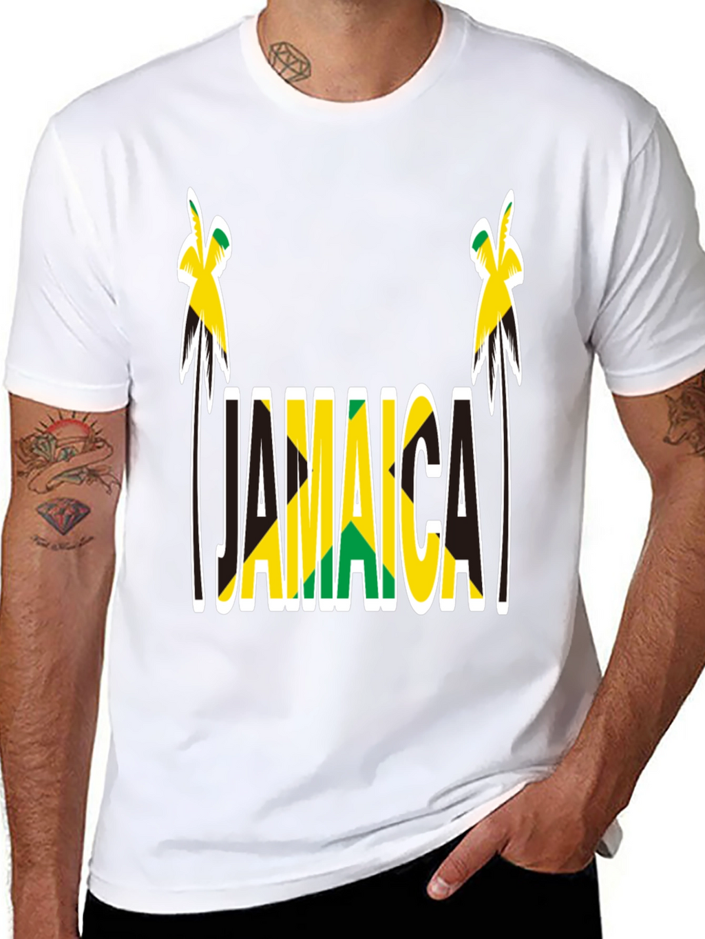 Jamaica Flag T-Shirt Island Pride