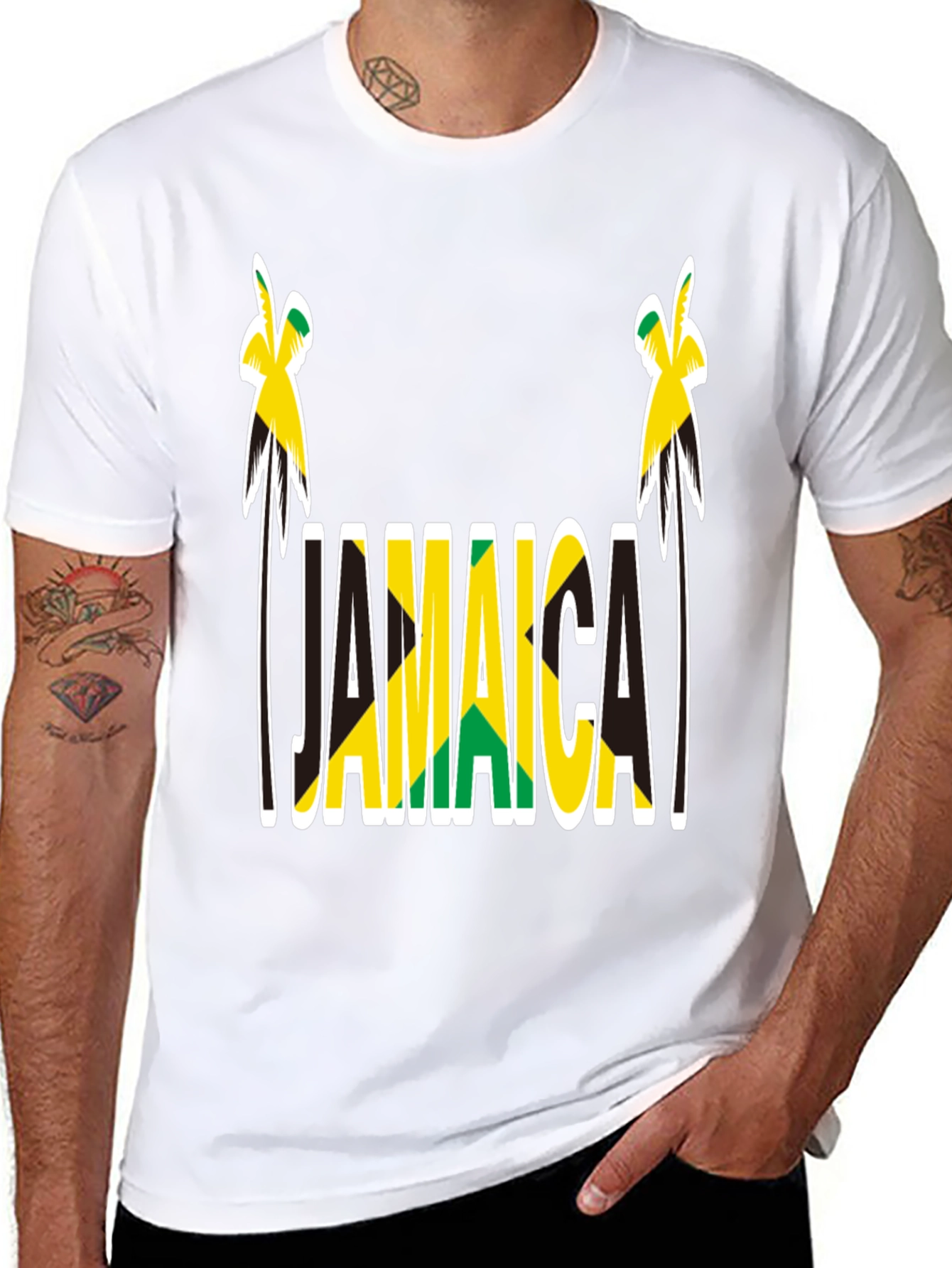 Jamaica Flag T-Shirt Island Pride