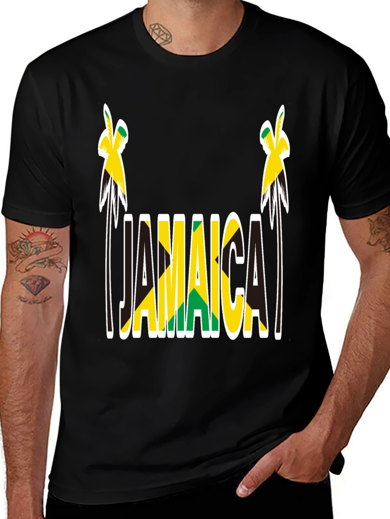 Jamaica Flag T-Shirt Island Pride