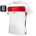 2026/27 Turkey Home White Fans Soccer Jersey (Have Right Patch 有右臂章 黑底白字） Front
