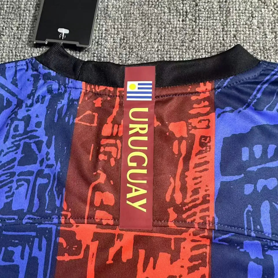 2025 BA x Uruguay Special Edition Fans Soccer Jersey 巴傻 x 乌拉圭 Detail 2