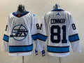 Men's Winnipeg Jets Kyle Connor #81 White Player Jerseys