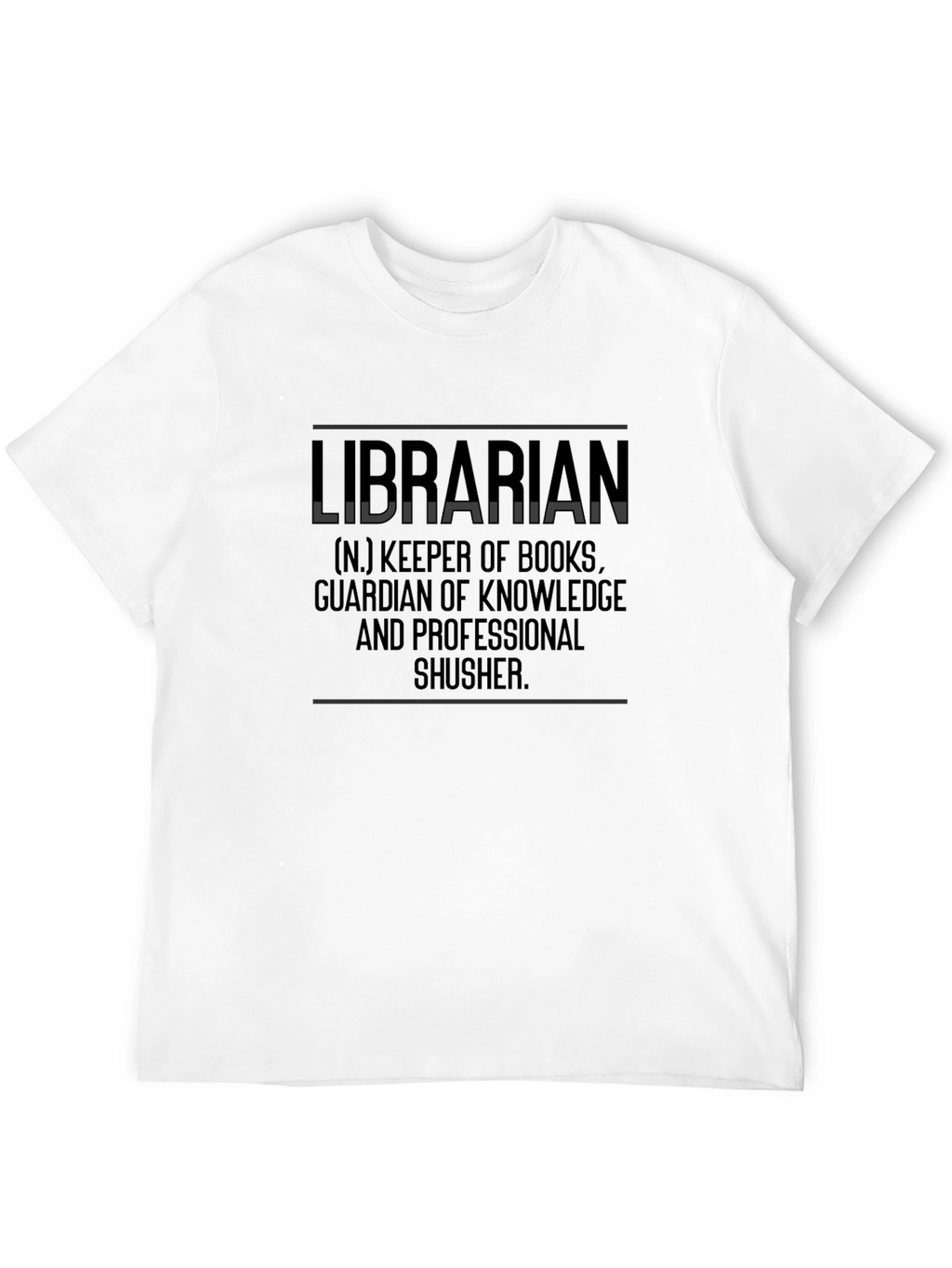 Librarian Definition Graphic Tee - Keeper of Books T-Shirt