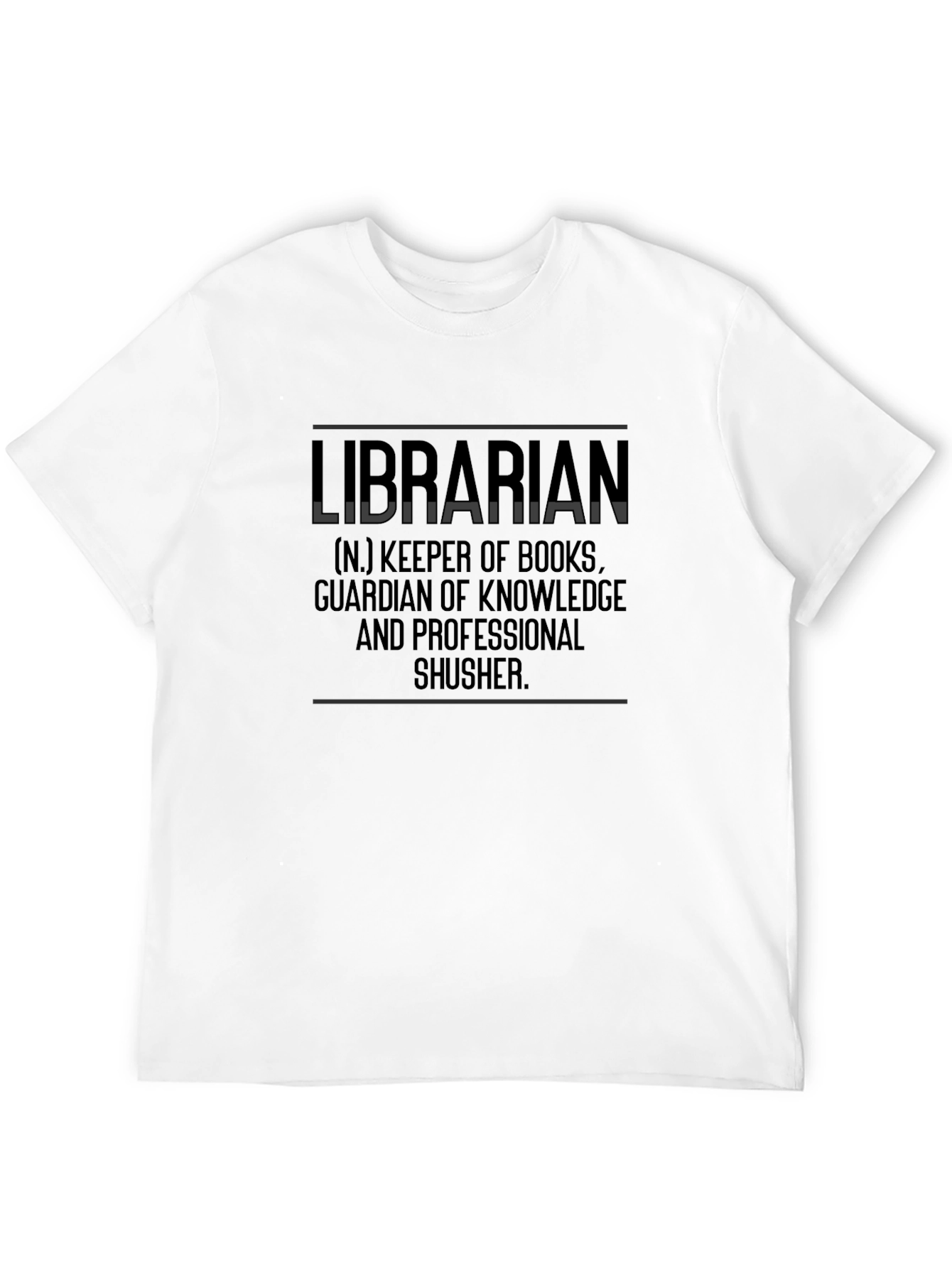 Librarian Definition Graphic Tee - Keeper of Books T-Shirt