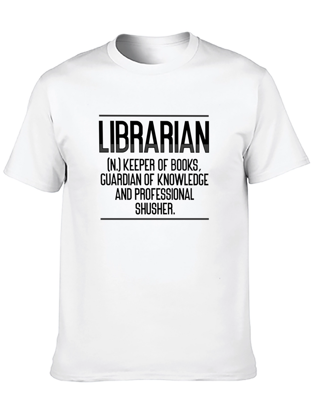 Librarian Definition Graphic Tee - Keeper of Books T-Shirt