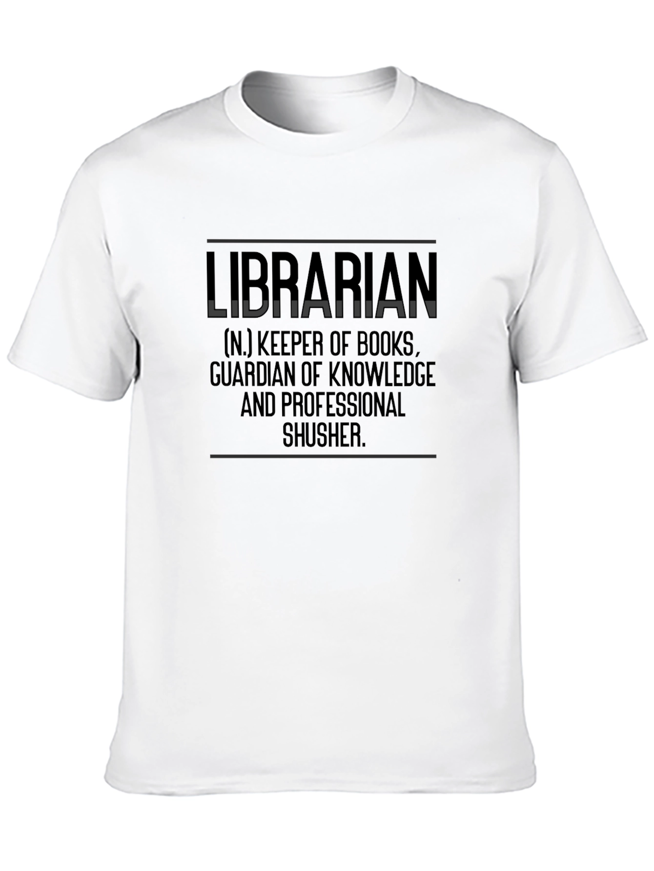 Librarian Definition Graphic Tee - Keeper of Books T-Shirt