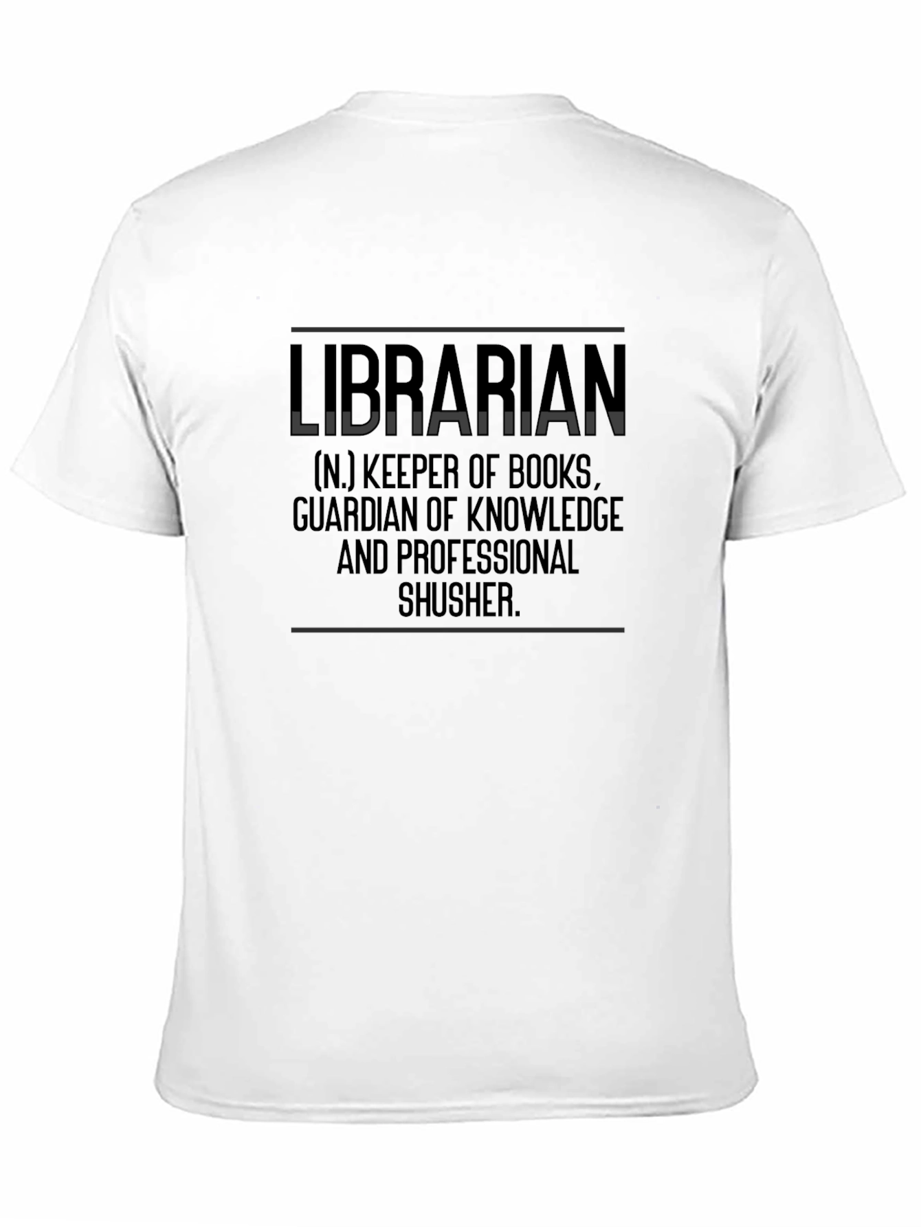 Librarian Definition Graphic Tee - Keeper of Books T-Shirt