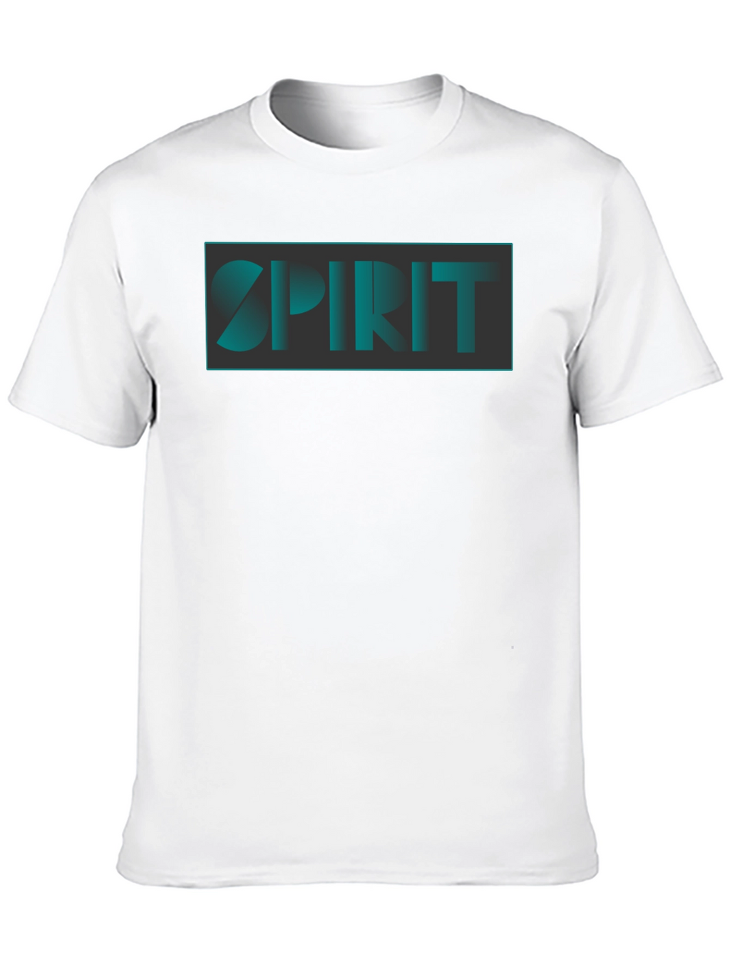 Spirit Graphic Print Black T-Shirt