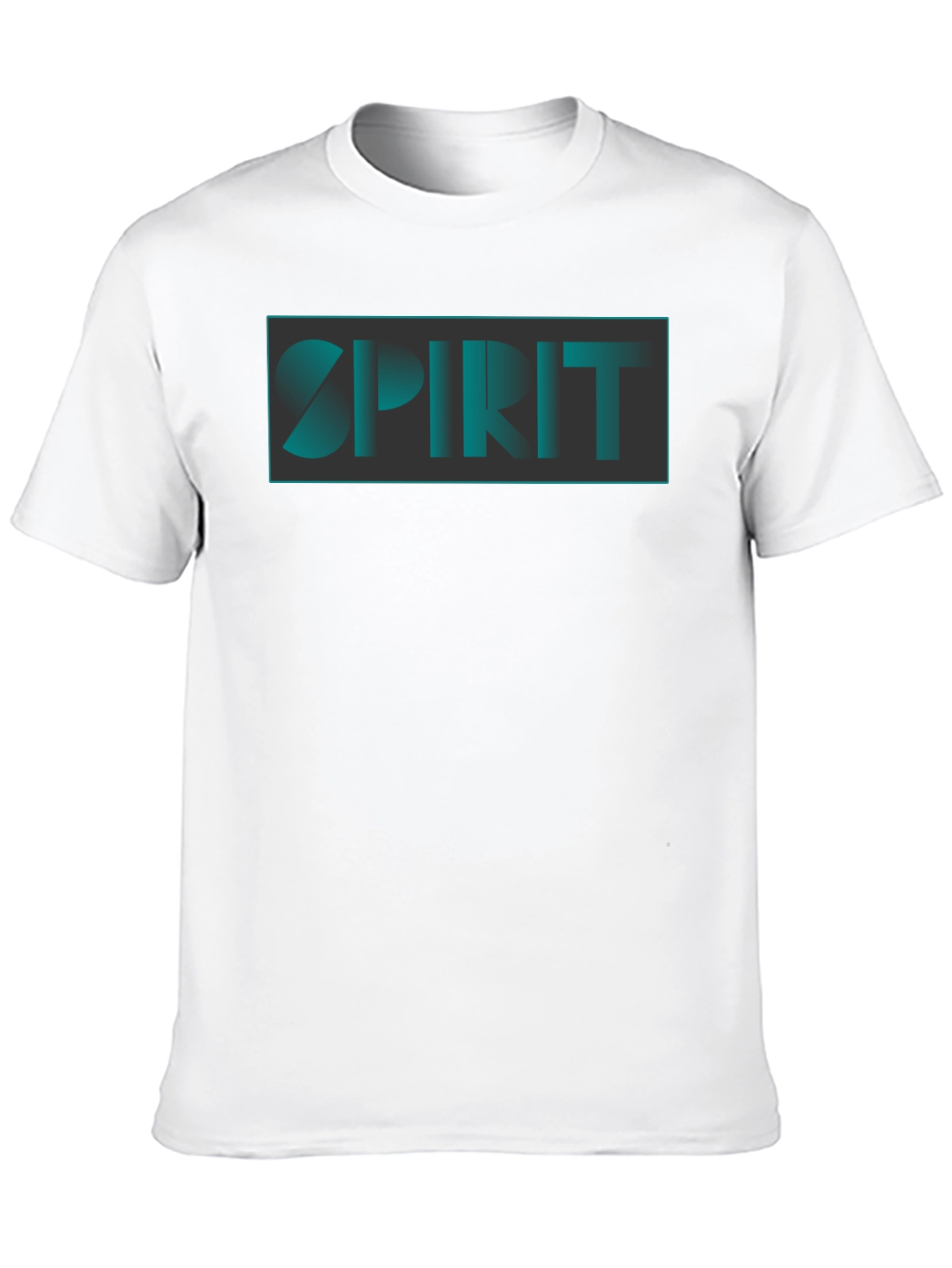 Spirit Graphic Print Black T-Shirt