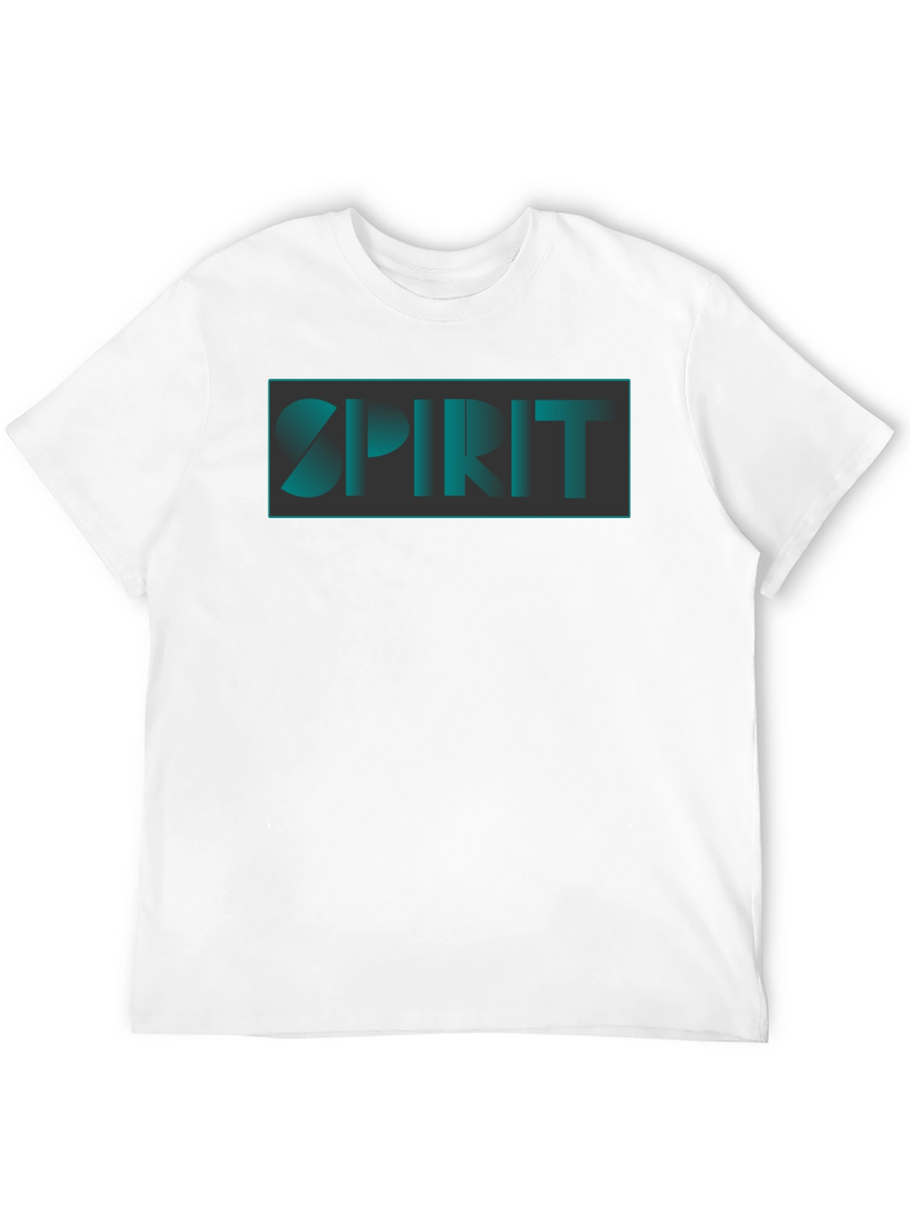 Spirit Graphic Print Black T-Shirt