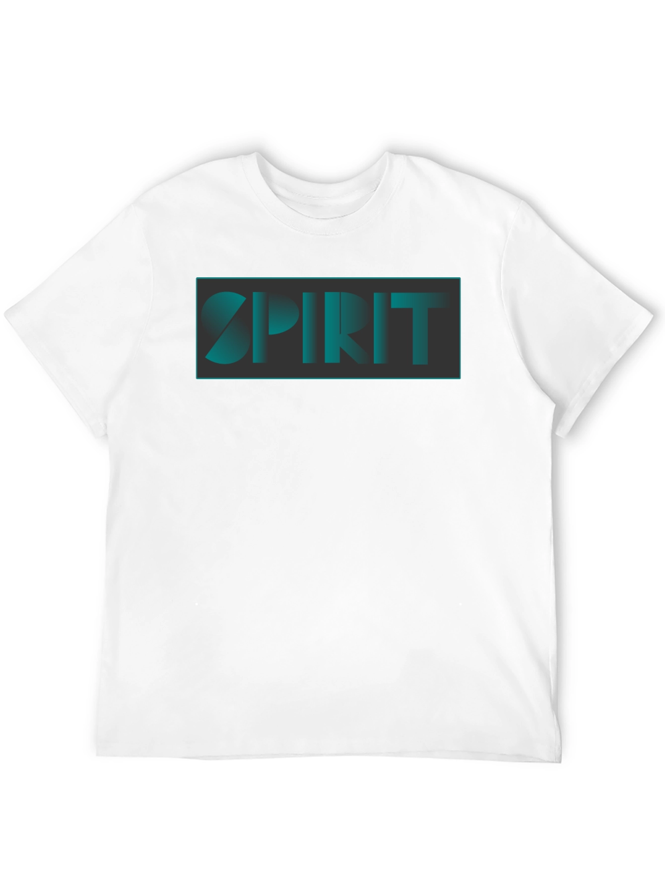 Spirit Graphic Print Black T-Shirt