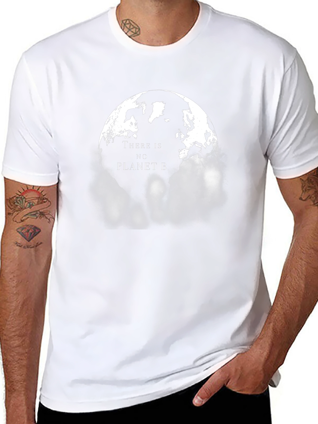 There is No Planet B Black Graphic T-Shirt