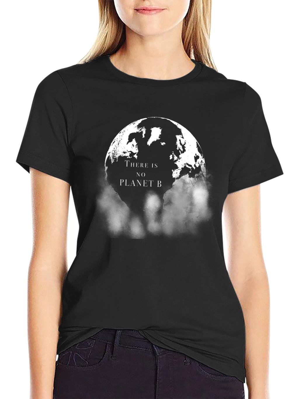 There is No Planet B Black Graphic T-Shirt