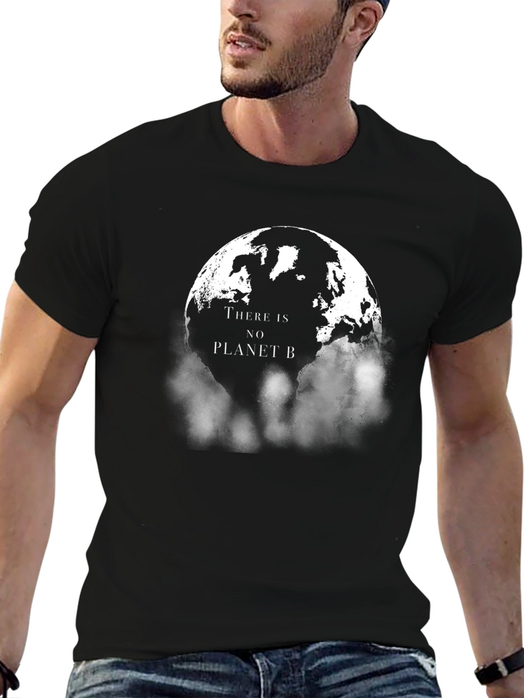 There is No Planet B Black Graphic T-Shirt
