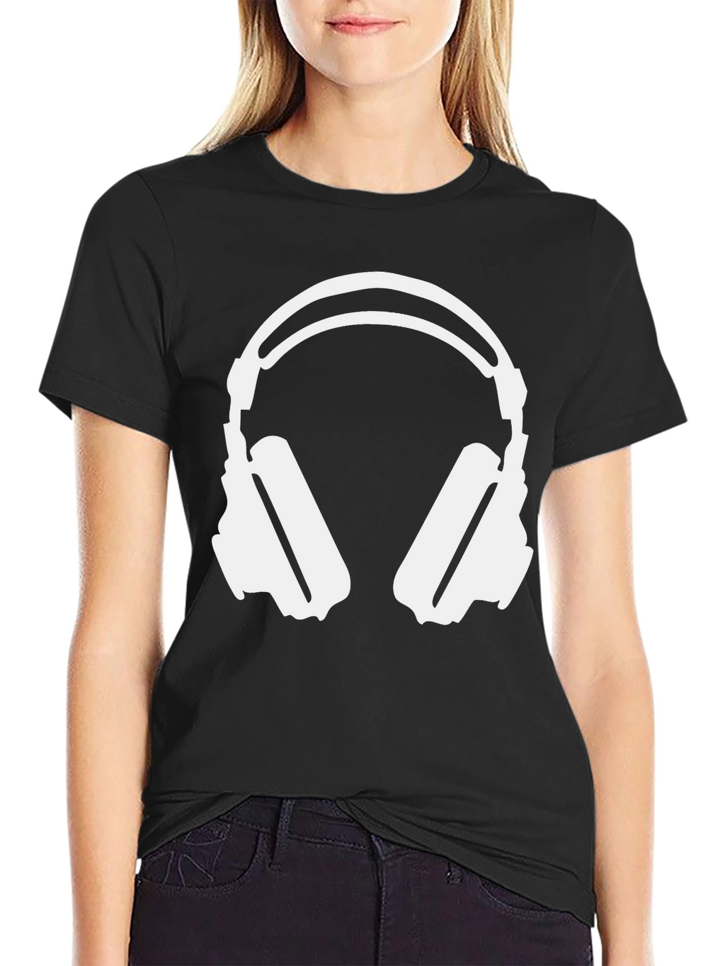 Headphone Graphic Tee - Music Lovers Shirt