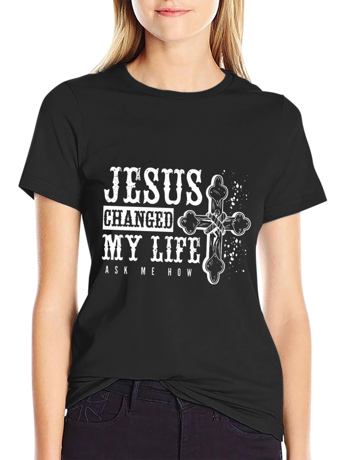 Jesus Changed My Life T-Shirt - Christian Faith Tee