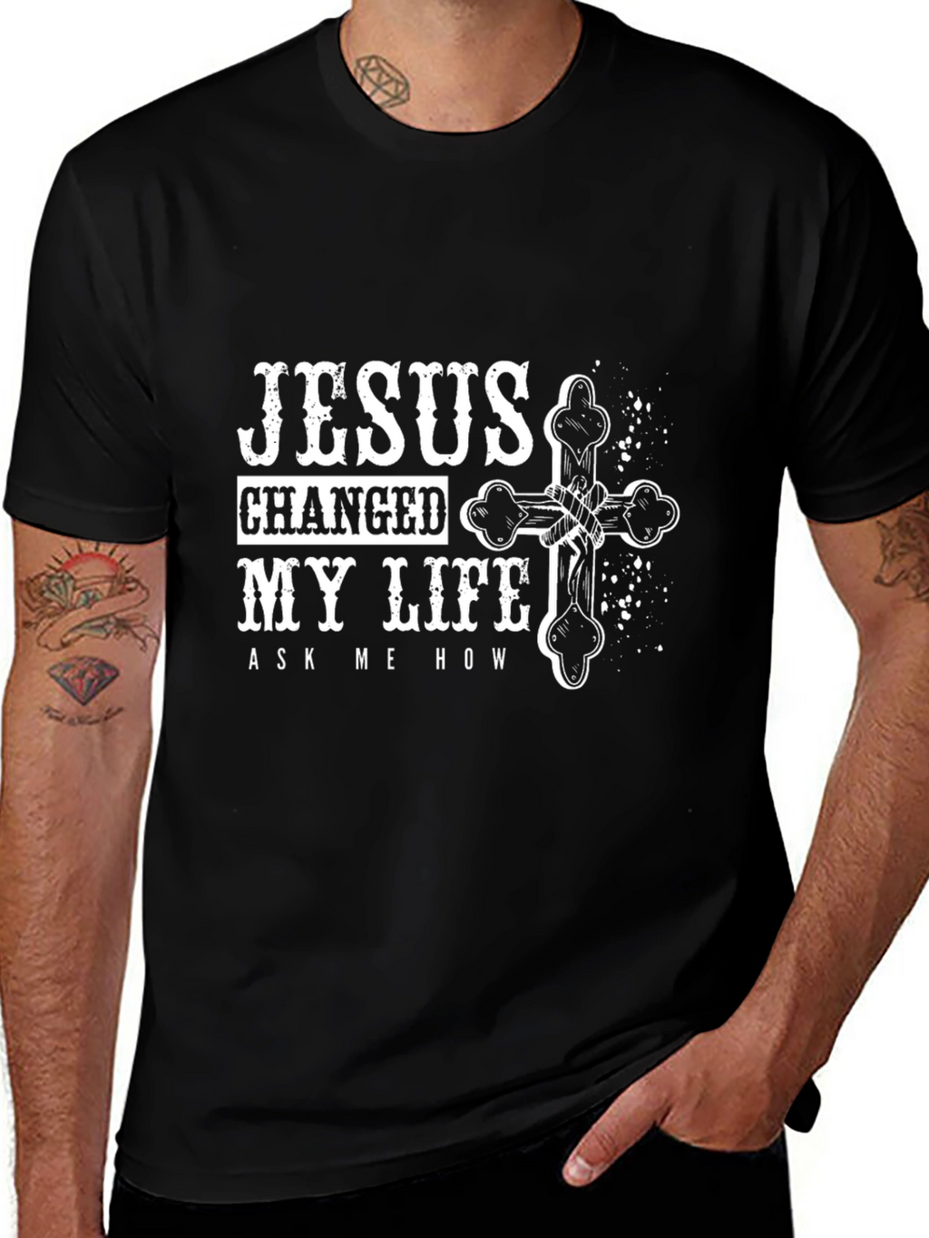 Jesus Changed My Life T-Shirt - Christian Faith Tee