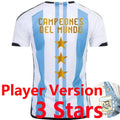 CAMPEONES DEL MUNDO 3 Stars Argentina Player Version Jersey (3 Stars 3星) ★★ Front