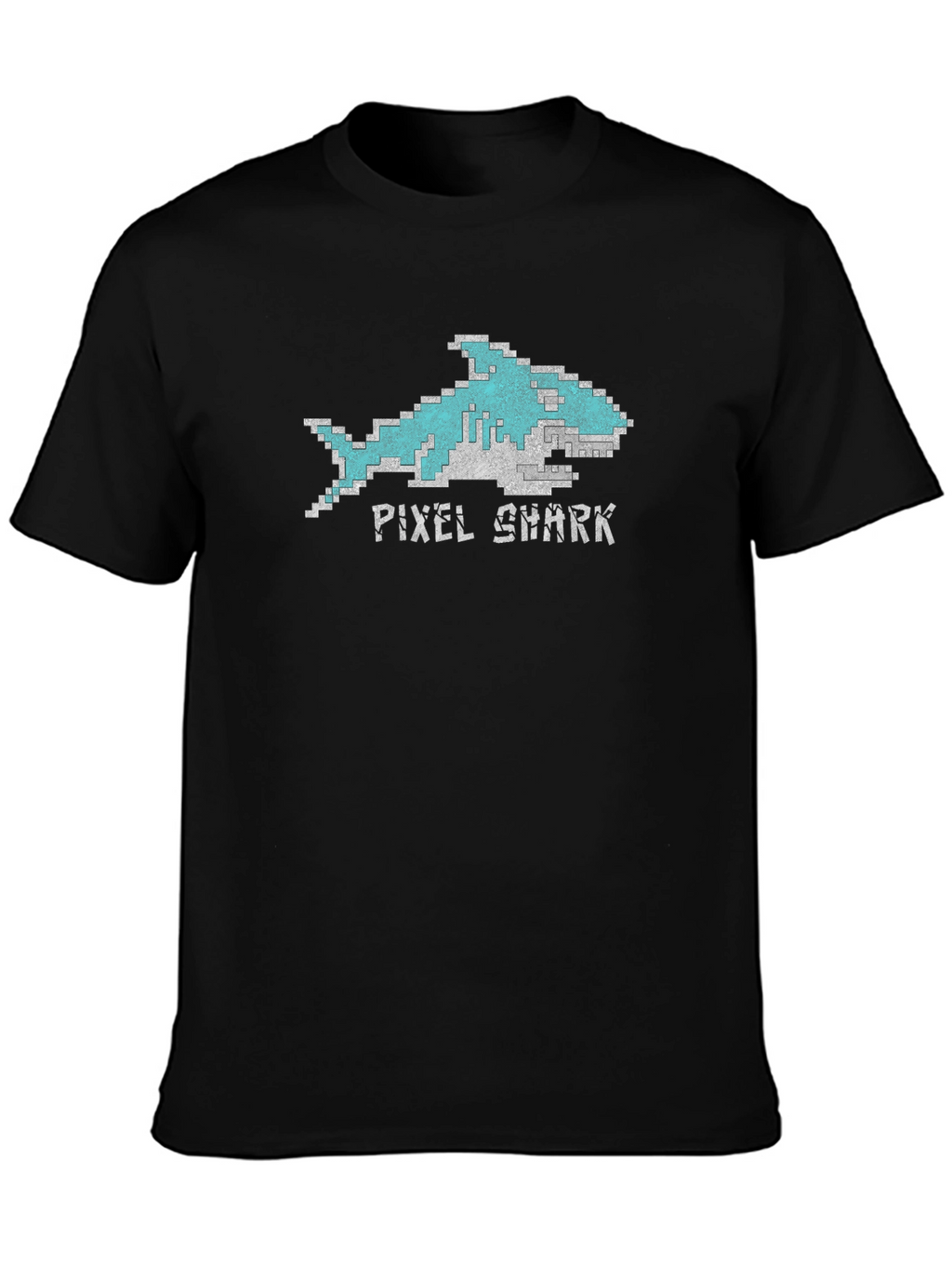 Pixel Shark T-Shirt - Retro Gaming Tee
