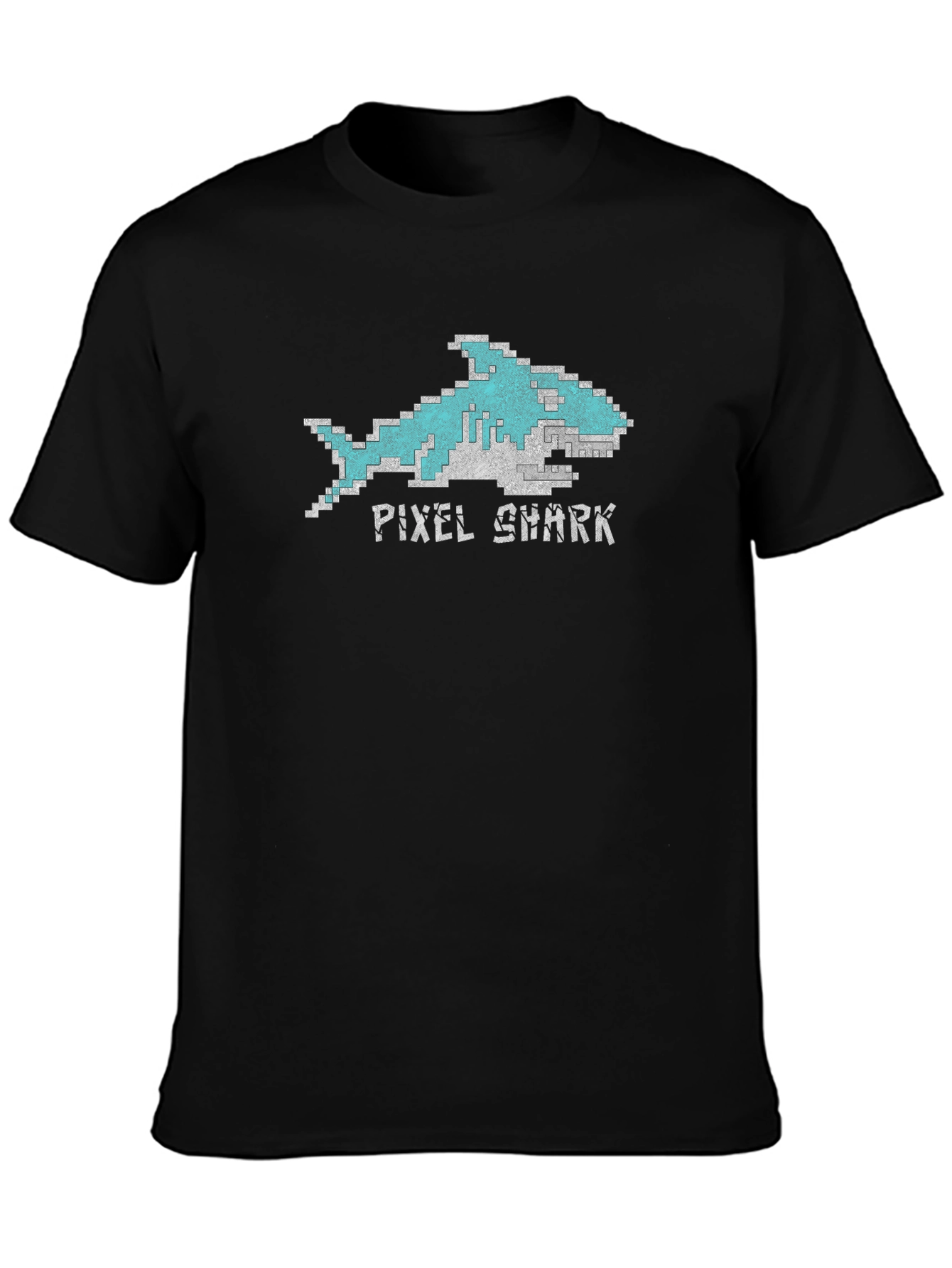 Pixel Shark T-Shirt - Retro Gaming Tee