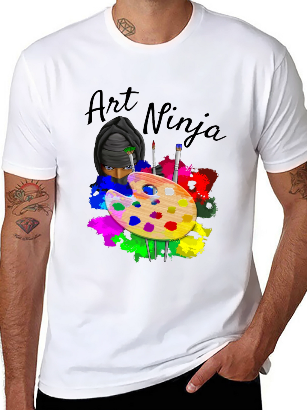 Art Ninja T-Shirt - Creative Artist Tee