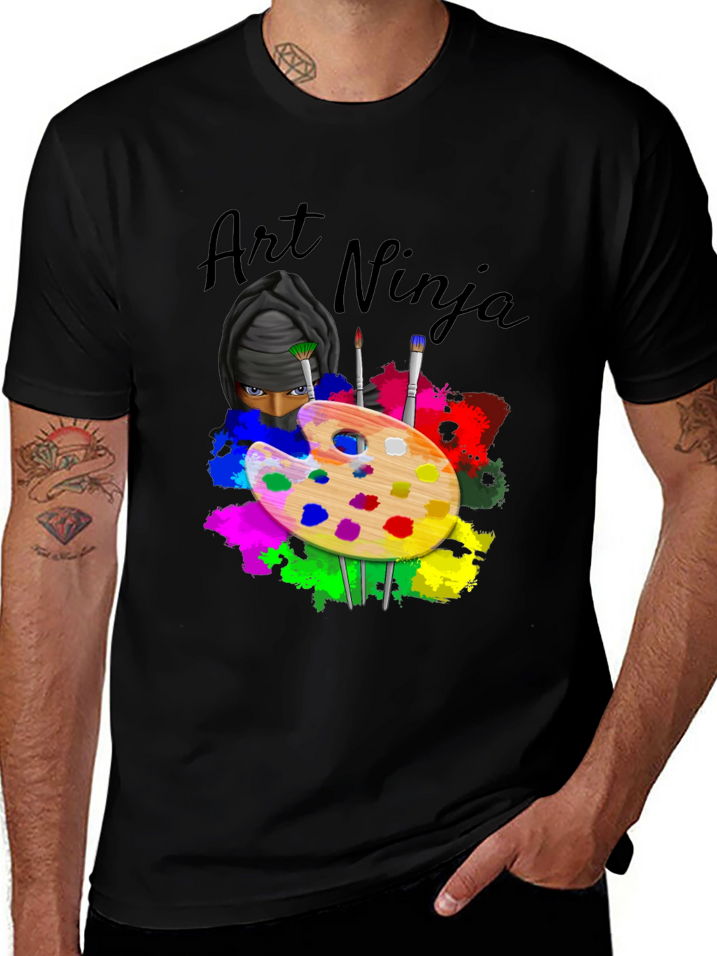 Art Ninja T-Shirt - Creative Artist Tee
