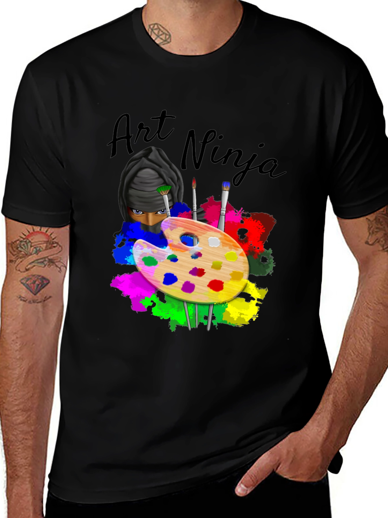 Art Ninja T-Shirt - Creative Artist Tee