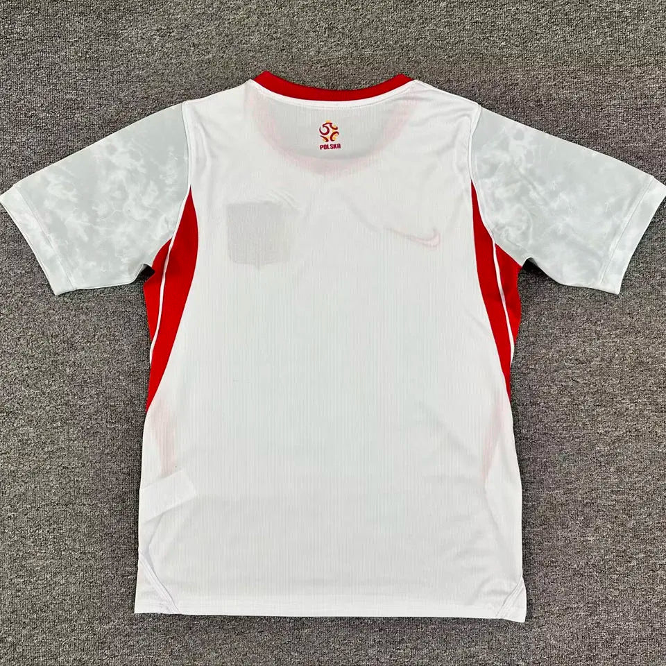 2026/27 Poland Home White Fans Soccer Jersey Back