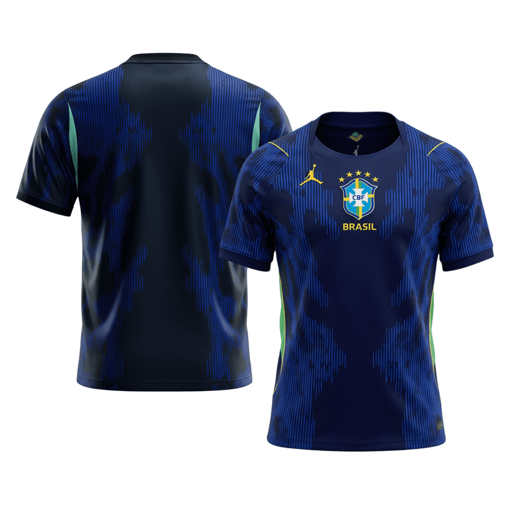 Brazil Away Soccer Jersey World Cup 2026 Navy Image 3