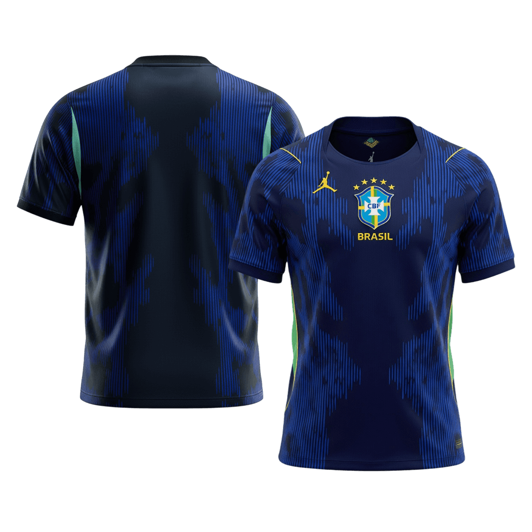Brazil Away Soccer Jersey World Cup 2026 Navy Image 3