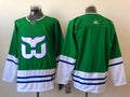 Men's Carolina Hurricanes Green Whalers Primegreen Authentic Blank Jerseys