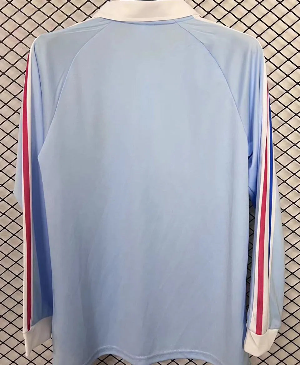 2026 France 120th Anniversary Long SLeeve Fans Soccer Jersey Back
