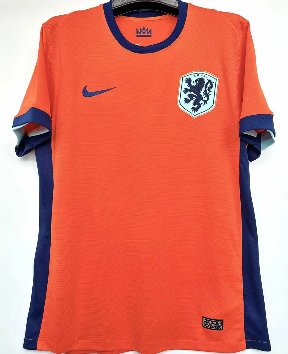2024/25 NL Home 1:1 Quality Orange Fans Soccer Jersey Detail 2