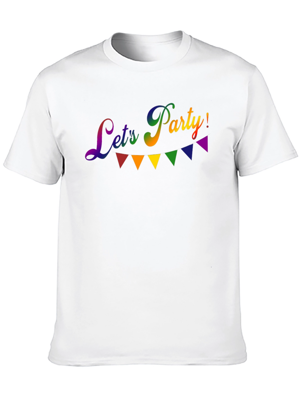 Lets Party! Rainbow Graphic Tee