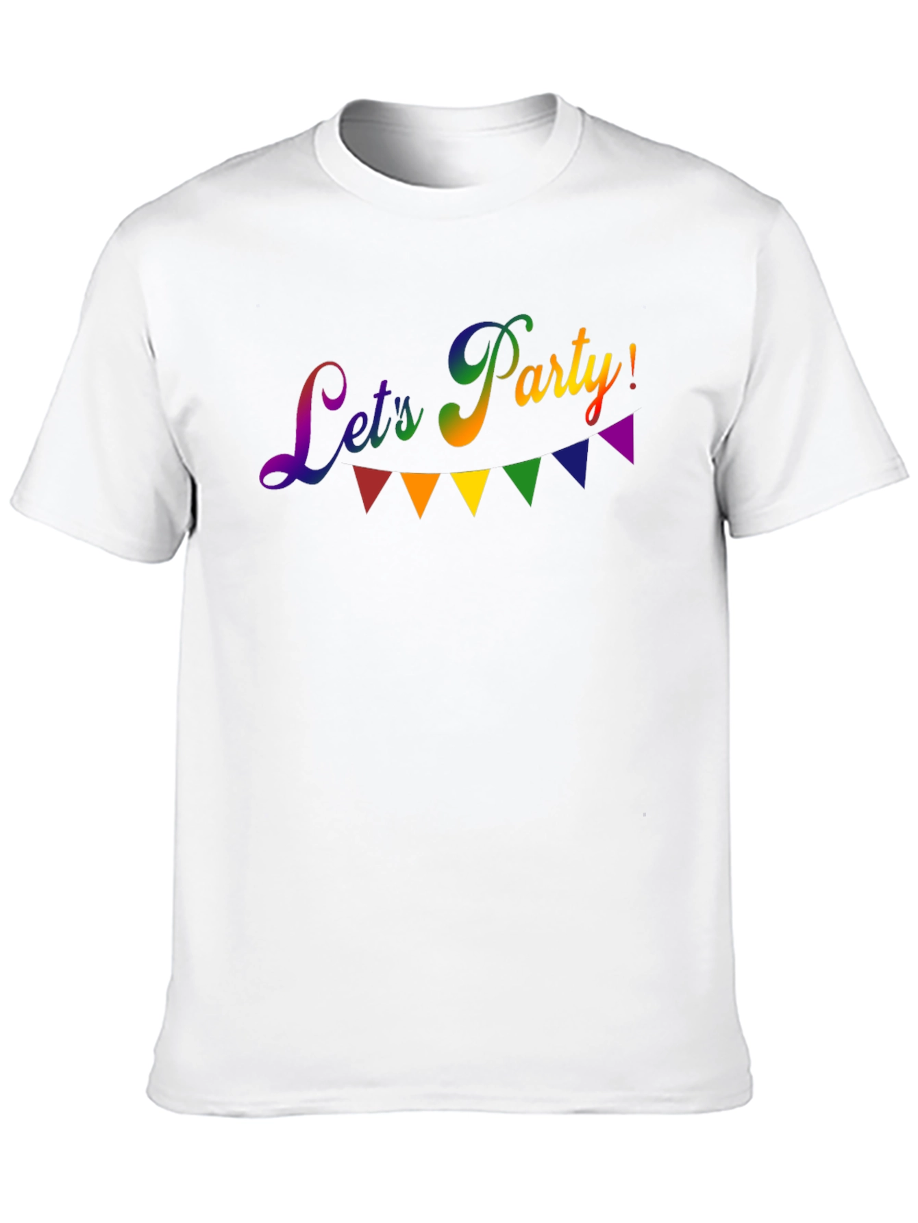Lets Party! Rainbow Graphic Tee