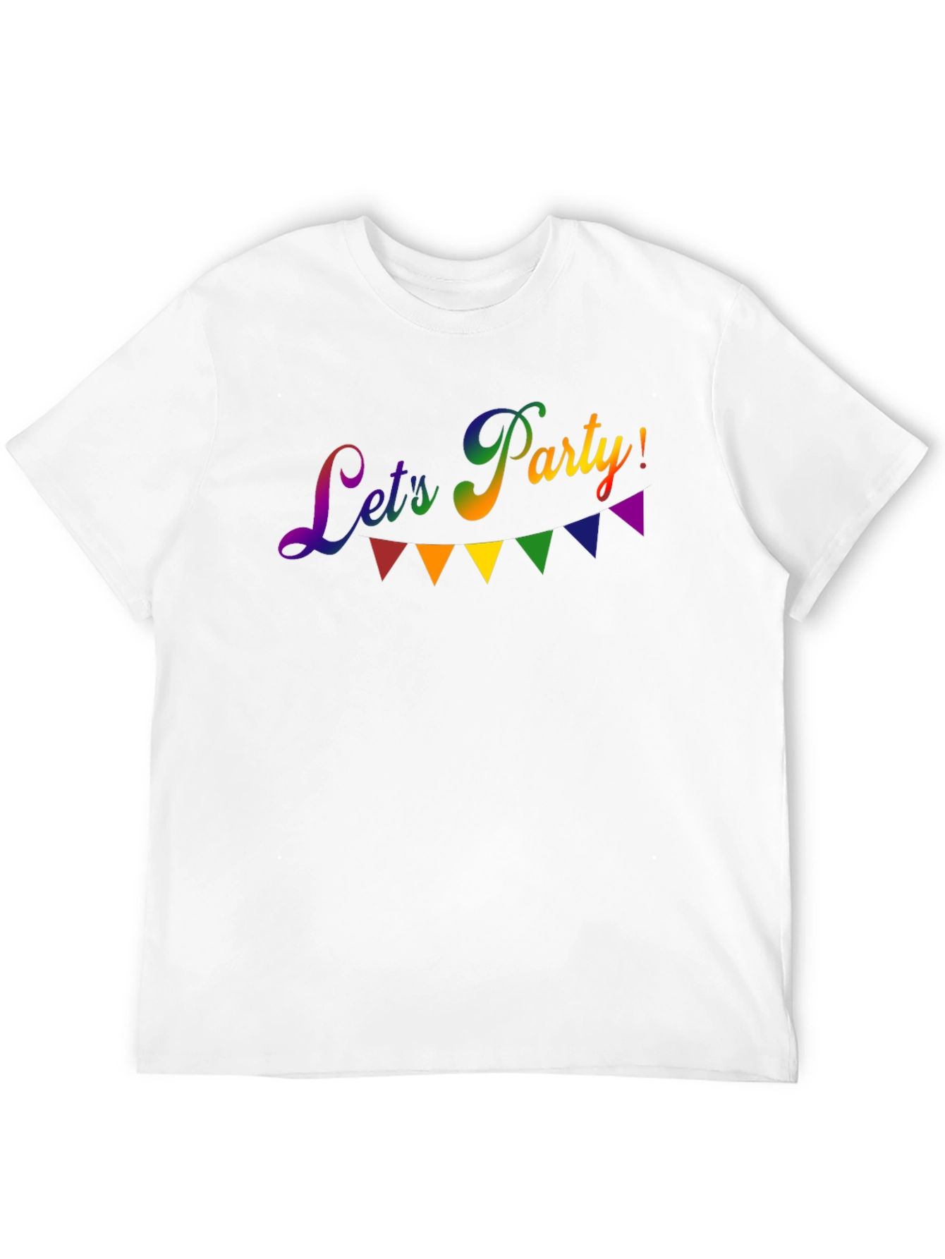 Lets Party! Rainbow Graphic Tee