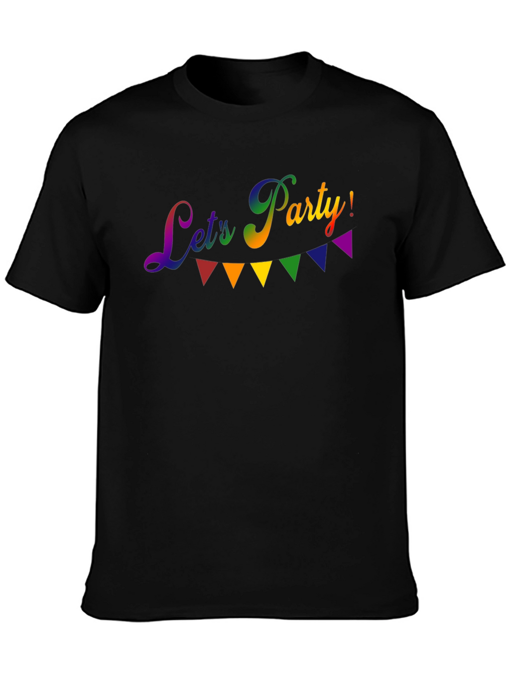 Lets Party! Rainbow Graphic Tee