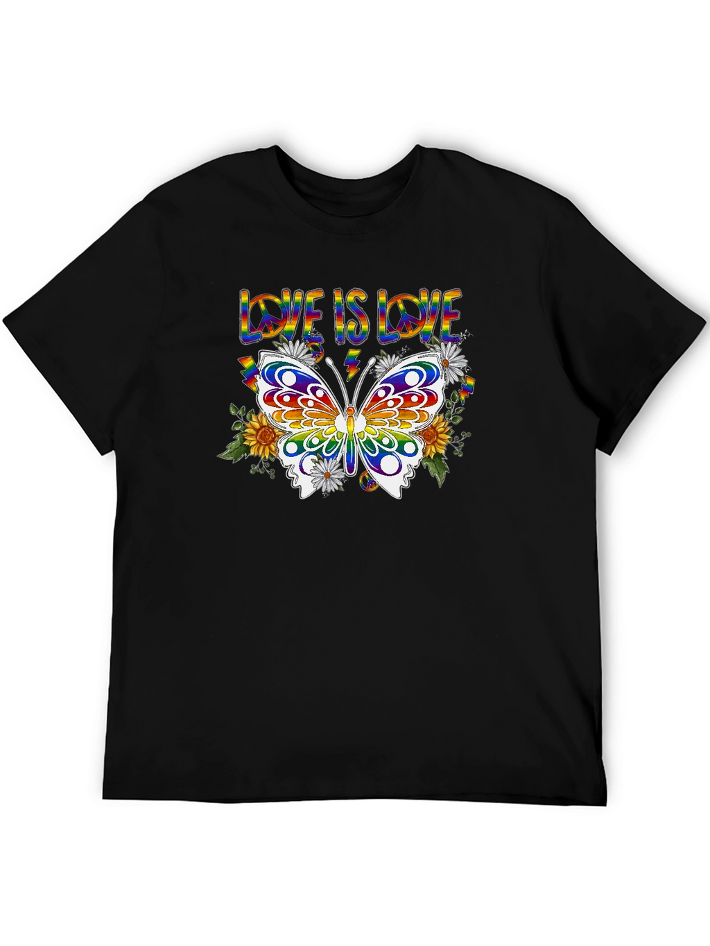 Love Is Love Butterfly Graphic Tee