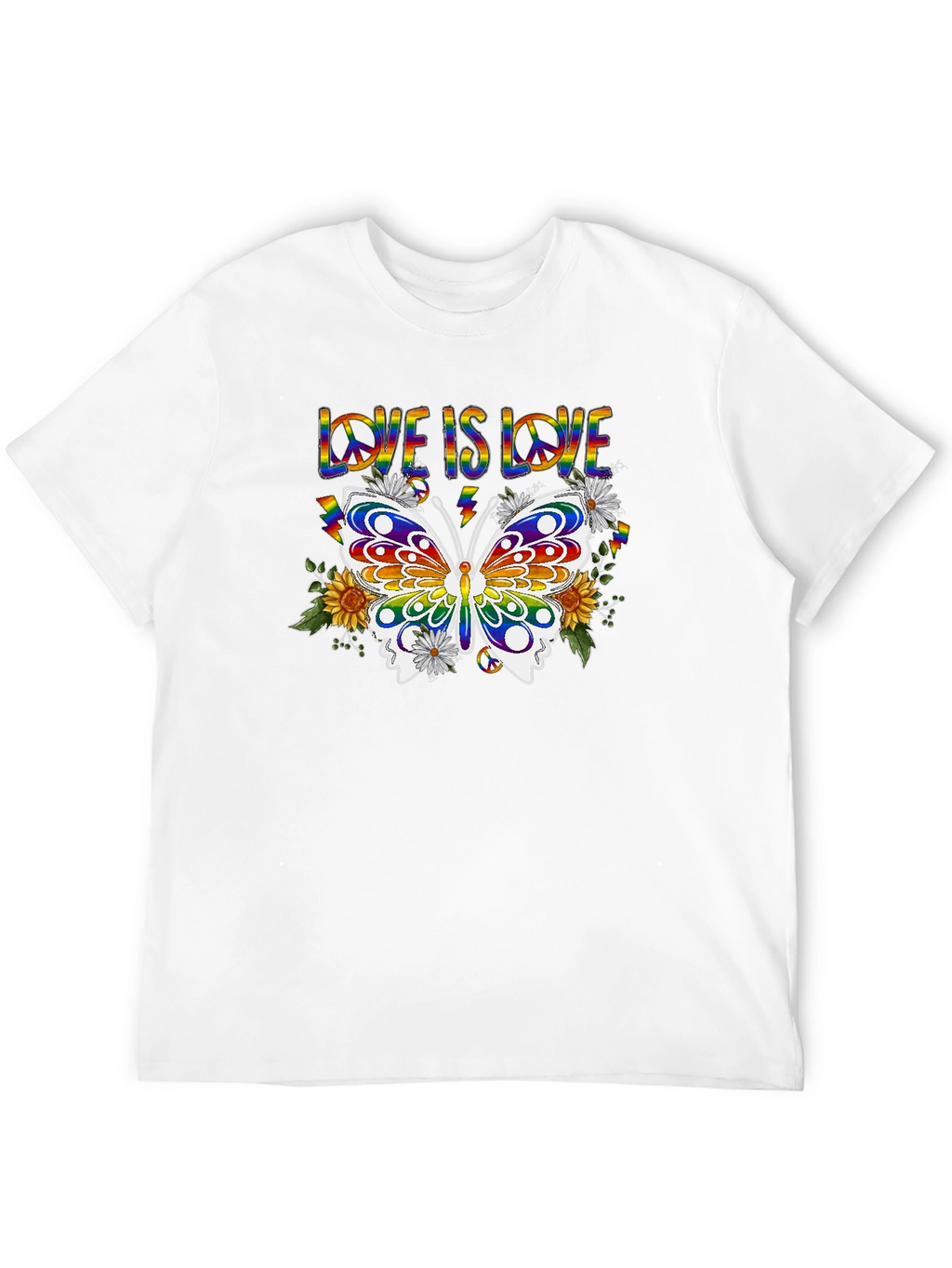Love Is Love Butterfly Graphic Tee