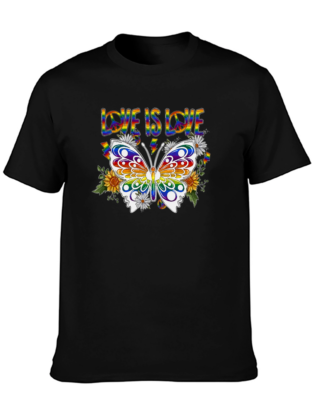 Love Is Love Butterfly Graphic Tee