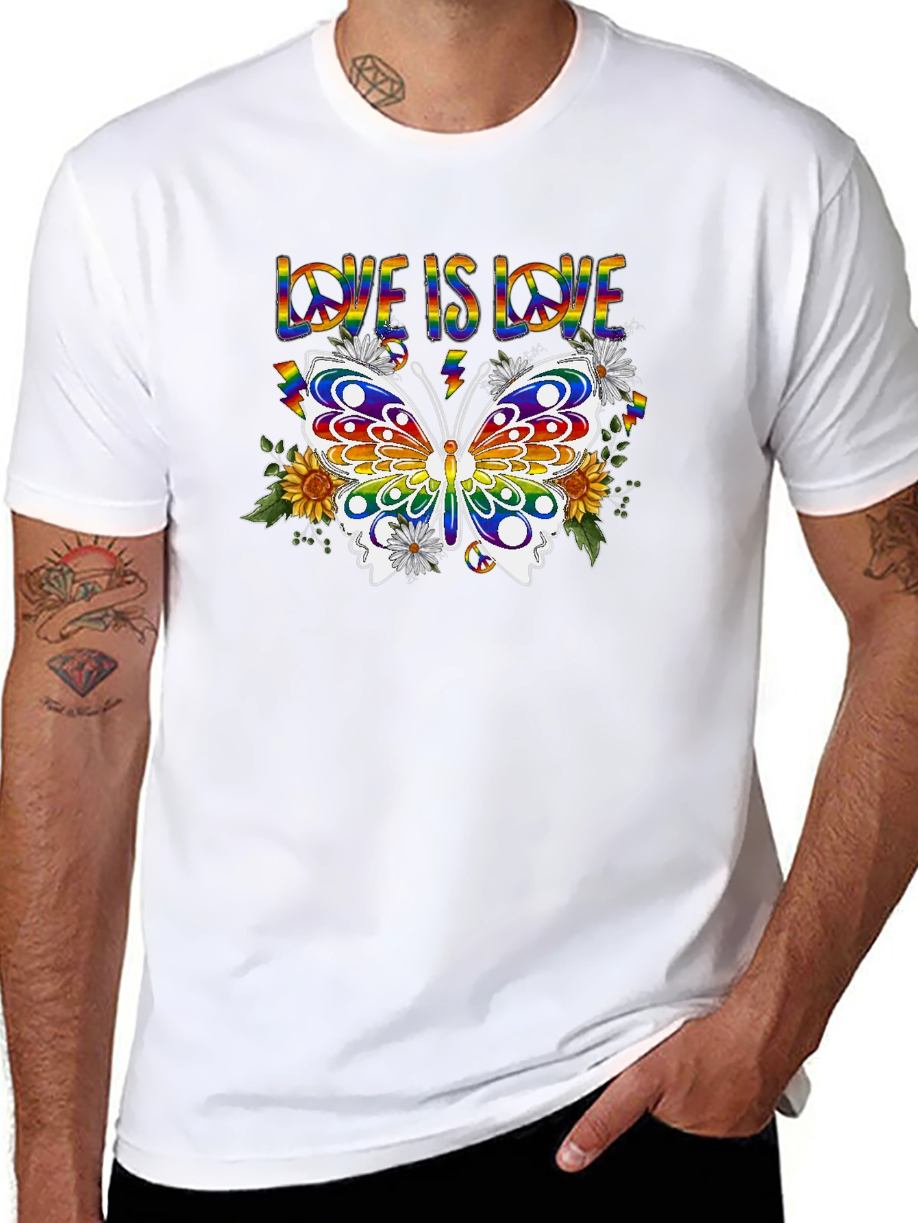 Love Is Love Butterfly Graphic Tee