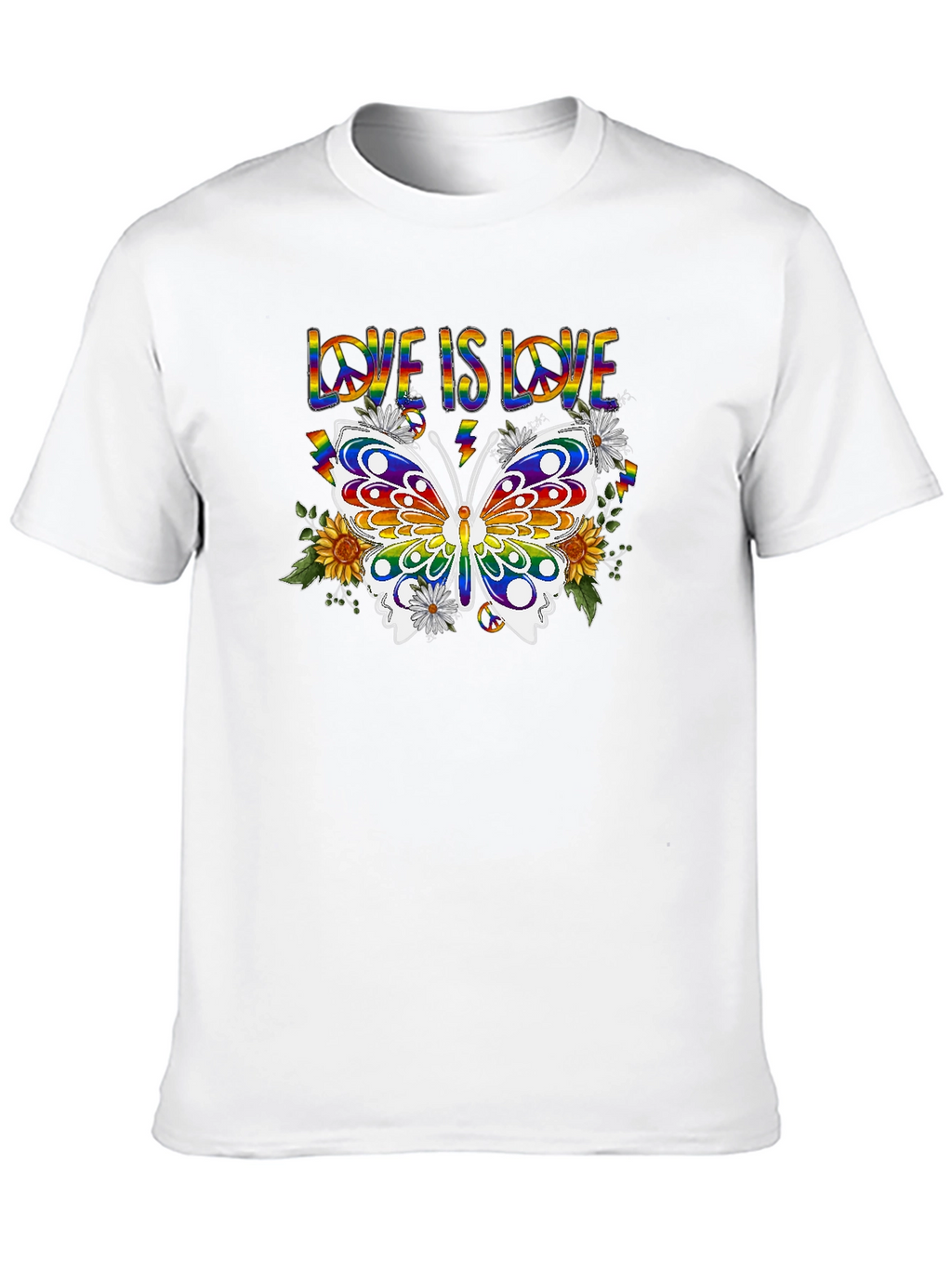 Love Is Love Butterfly Graphic Tee