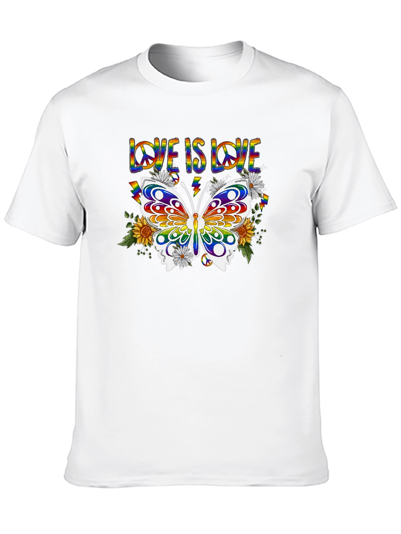 Love Is Love Butterfly Graphic Tee