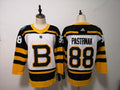 Men's Boston Bruins David Pastrnak #88 White Replica Jerseys