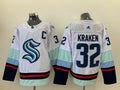 Men's Seattle Kraken #32 White Home Breakaway Player Jerseys