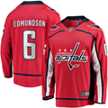 Men's Washington Capitals Joel Edmundson #6 Red Home Breakaway Jerseys