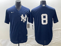 Men's New York Yankees Yogi Berra #8 Navy Replica Player Name Jerseys